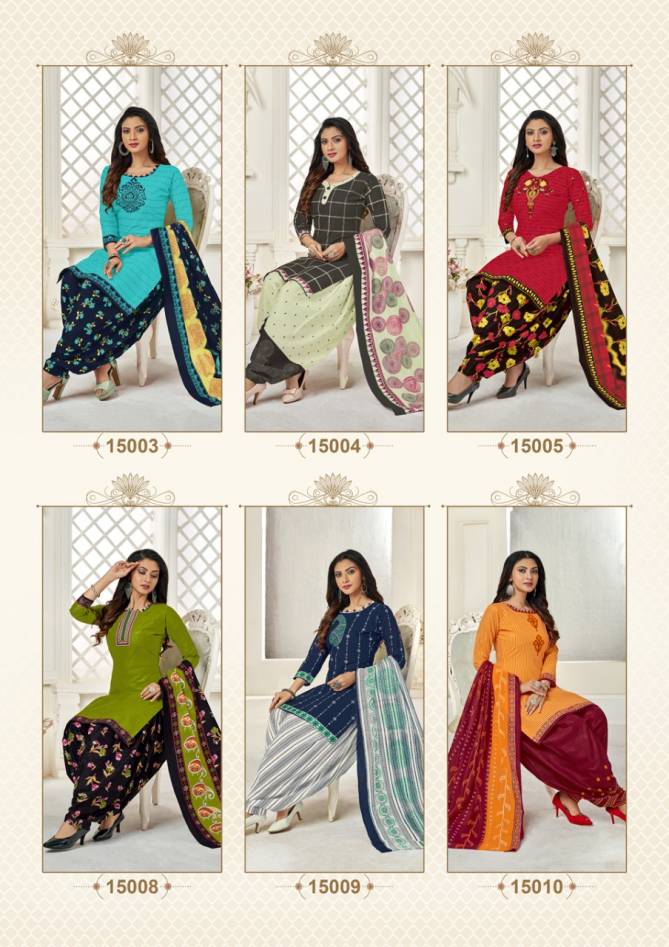 AKASH PADMAVATI 15 Regular Wear Cotton Printed Designer Dress Material Collection